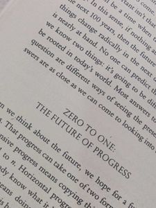 Zero to One: Notes on Startups