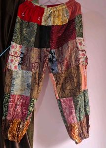 Boho Patchwork Harem Pants