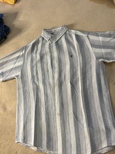 Men's Striped Polo Shirt