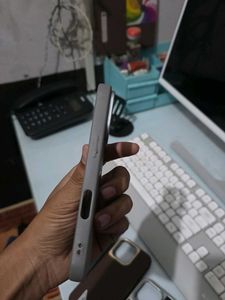 iPhone Case - Sleek Grey with Apple Logo
