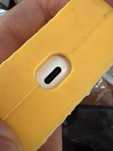 Bread silicone Earbuds Yellow