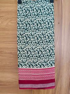 Elegant Floral Print Saree