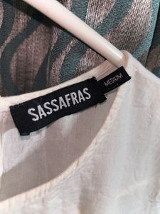 Chic Striped Panel Top