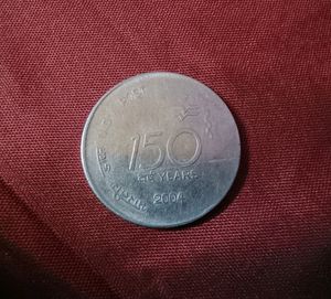 1 Rupee Coin 150 Years Of India Post /Bhartia Dack