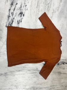 Fitted Mustard Color Top