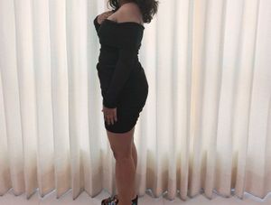 Off-Shoulder Ruched Mini Dress