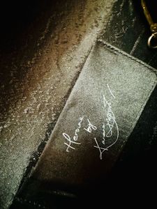 Elegant Black Clutch with Gold Embellishments