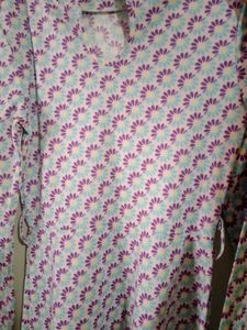 Floral Print Kurta