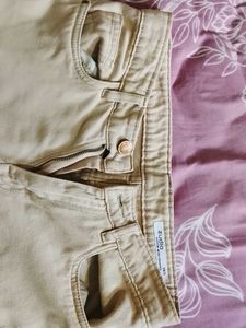 Stylish Beige Wide Leg Pants
