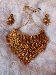 sale 🥳Gold Plated Necklace and Earrings Jewelle