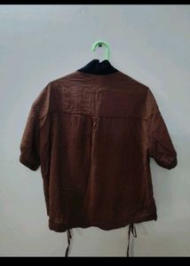 CUTE BROWN TOP✨