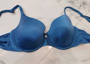 branded Elegant Blue Bra 36B