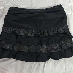 Gothic y2k poofy skirt