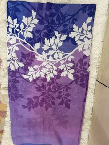 Beautiful Blue Floral Bedsheet