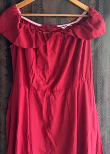 Off-Shoulder Gown Dress