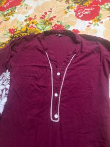 Kurta Set with White Palazzo