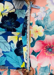 Floral Print Wide Leg Pants