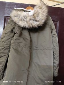 Olive Green Winter Coat