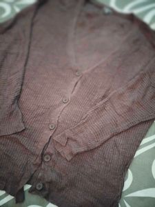 Cozy Maroon Cardigan