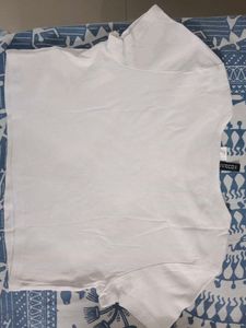 White baby tee with Alien Print