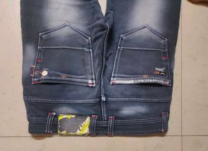 Stylish Men's Dark Wash Jeans