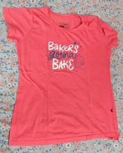 Pink 'Bakers Gonna Bake' Tee