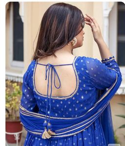Stunning Blue Ethnic Kurta Set