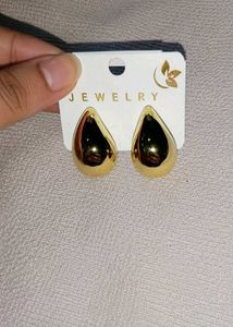Gold Teardrop Earrings