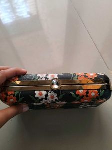 Floral Clutch Purse