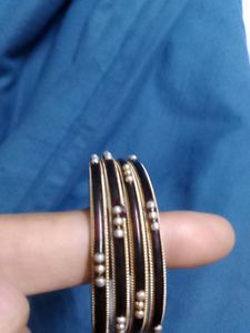 Girl's Bangles With Free Hair Clips