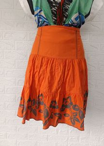 Orange Hipster Skirt
