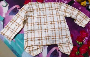 Classic Plaid Button-Up Blouse