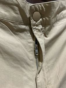 Unisex Beige Cargo Pants