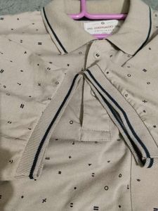 Men's Printed Polo T-Shirt M size
