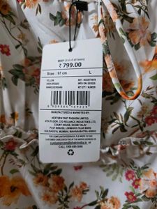 Floral Print Square Neck Dress