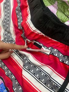 Vibrant Striped Athletic Shorts