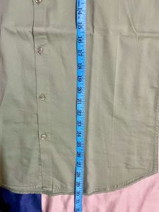 Men's Sea Green Long Sleeve Button-Up Shirt