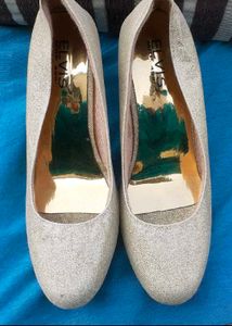 Sparkling Silver Heels