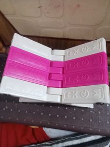 Pink &amp; White Book Stand