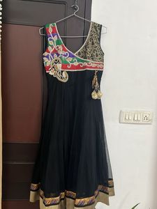 Elegant Black Ethnic Kurta Set