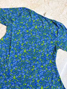 🎉🥳blue printed top....