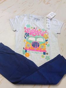 4-6 year Girls Friends Top &amp; Bottom Set
