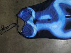 Abstract Print Tie-Up Top
