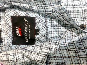 Classic Plaid Button-Up Shirt