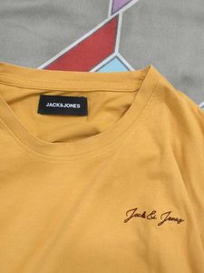Original Jack &amp; Jones Mustard Yellow T-Shirt