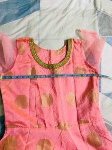 Elegant Peach &amp; Mint Indian Suit Set