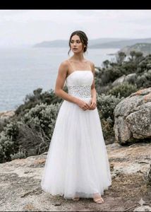 Elegant White Bridal Gown