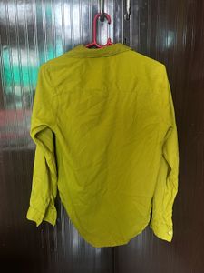 Lime Green Button-Up Shirt
