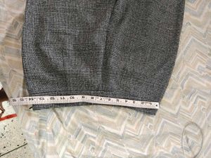 Chic Wide Leg Plaid Pants