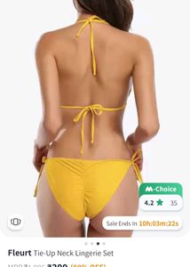 Lingerie Set With Sarong (Myntra)